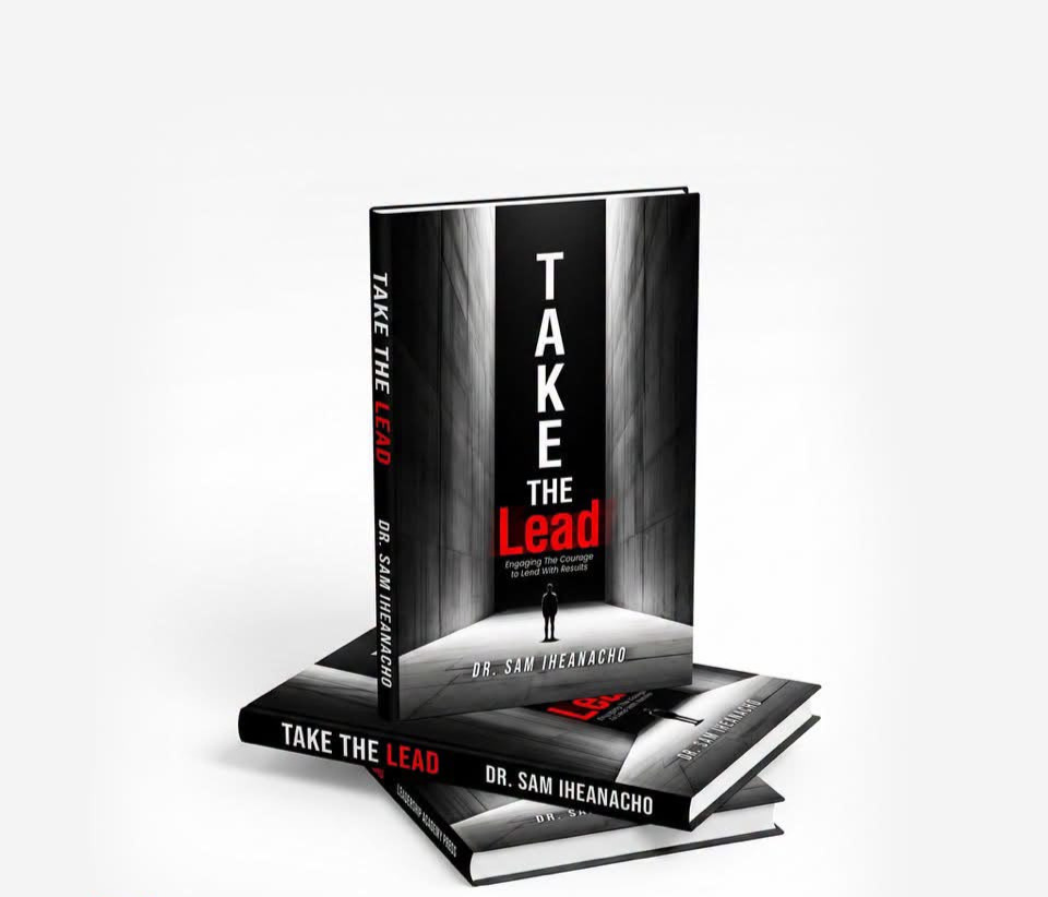 Sam Iheanacho new leadership book cover preview — Sam @ 50
